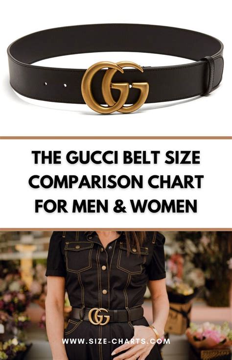 gucci belt size comparison